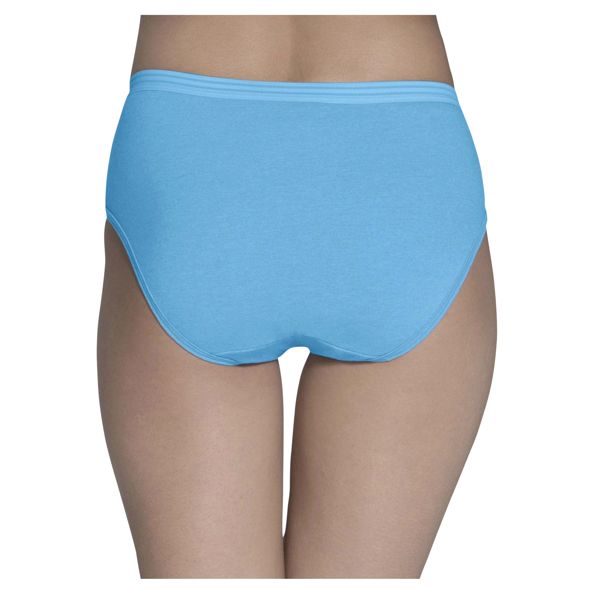 slide 13 of 13, Fruit of the Loom Women's Heather Low Rise Brief Panty, Size: 7, 6 ct