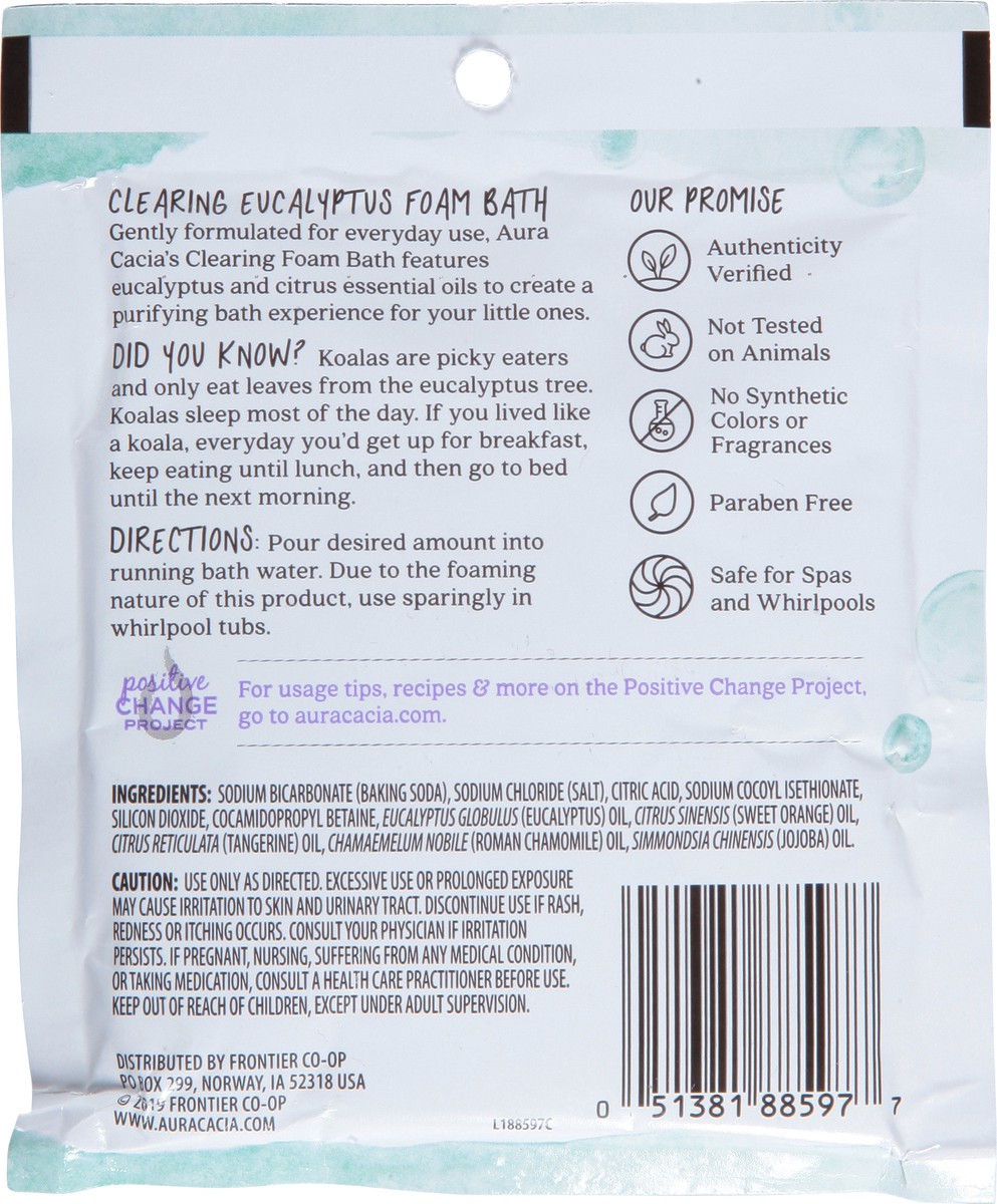 slide 6 of 9, Aura Cacia Clearing Aromatherapy Foam Bath For Kids, 2.5 oz