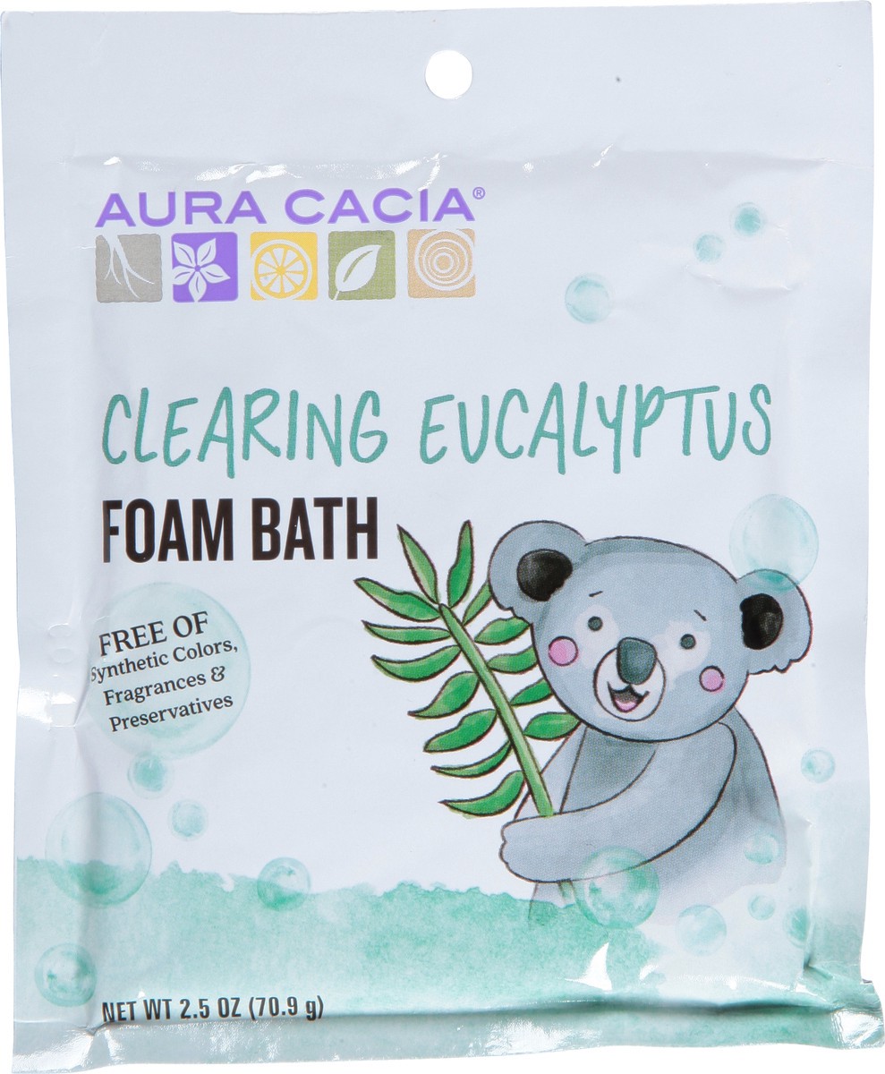 slide 7 of 9, Aura Cacia Clearing Aromatherapy Foam Bath For Kids, 2.5 oz