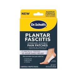 Dr. Scholl's Plantar Fasciitis Pain Patches with Hydrogel Flexible Technology, 8 ct