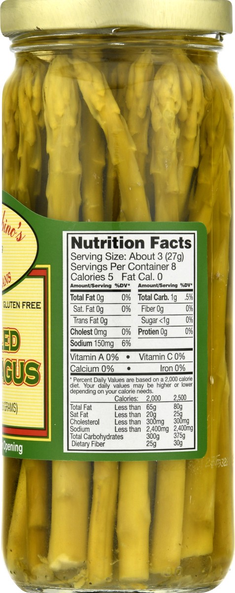 slide 12 of 13, Joe Gambinos Gambino's Spicy Pickled Asparagus, 16 oz