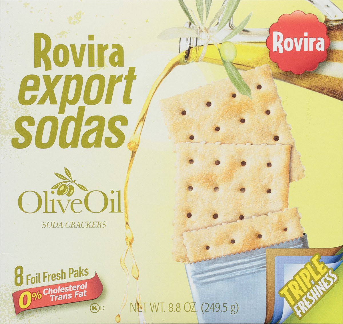 slide 12 of 14, Rovira Olive Oil Soda Crackers 8 ea, 8 ct