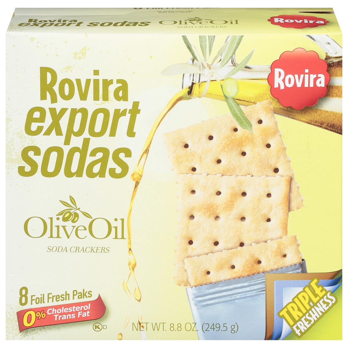 slide 10 of 14, Rovira Olive Oil Soda Crackers 8 ea, 8 ct
