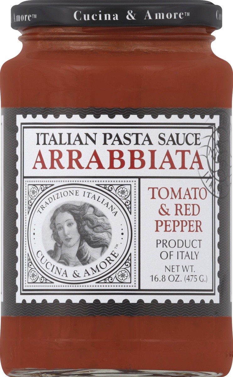 slide 2 of 2, Cucina & Amore Arrabbiata Italian Pasta Sauce, 16.8 oz