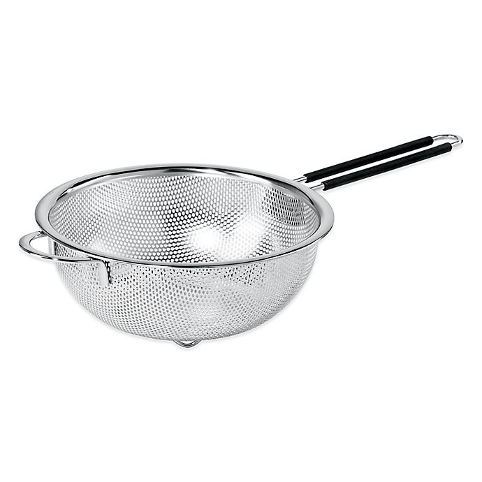 slide 1 of 1, Oggi Perforated Stainless Steel Strainer, 50 oz