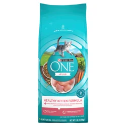 ONE Purina ONE High Protein, Natural Dry Kitten Food, +Plus Healthy Kitten Formula - 7 lb. Bag