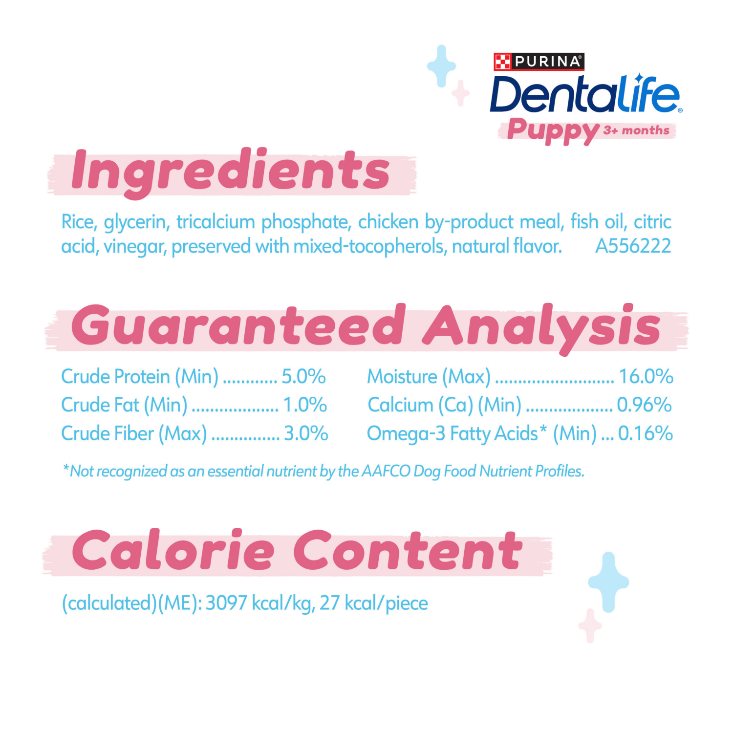 slide 3 of 8, Purina DentaLife Chicken Flavored Puppy Teething Chews, 17.3 oz
