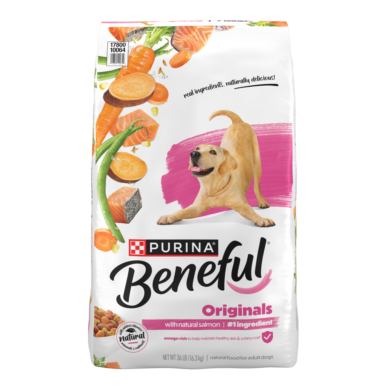 slide 1 of 5, Purina Beneful Adult Natural Originals Dog Food 36 lb, 36 lb