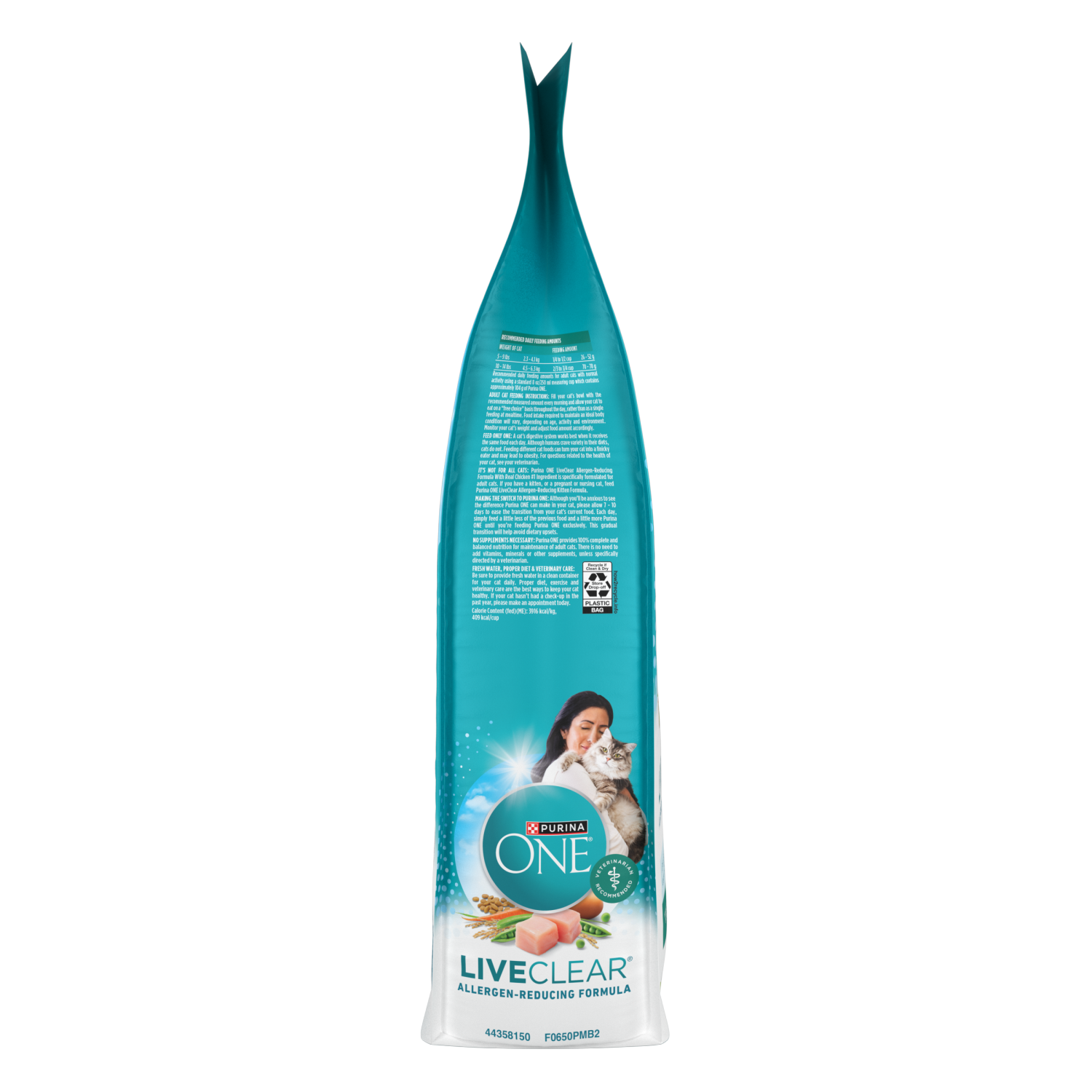 slide 2 of 4, Purina One Live Clear Adult Cat Food Chicken, 6.3 lb