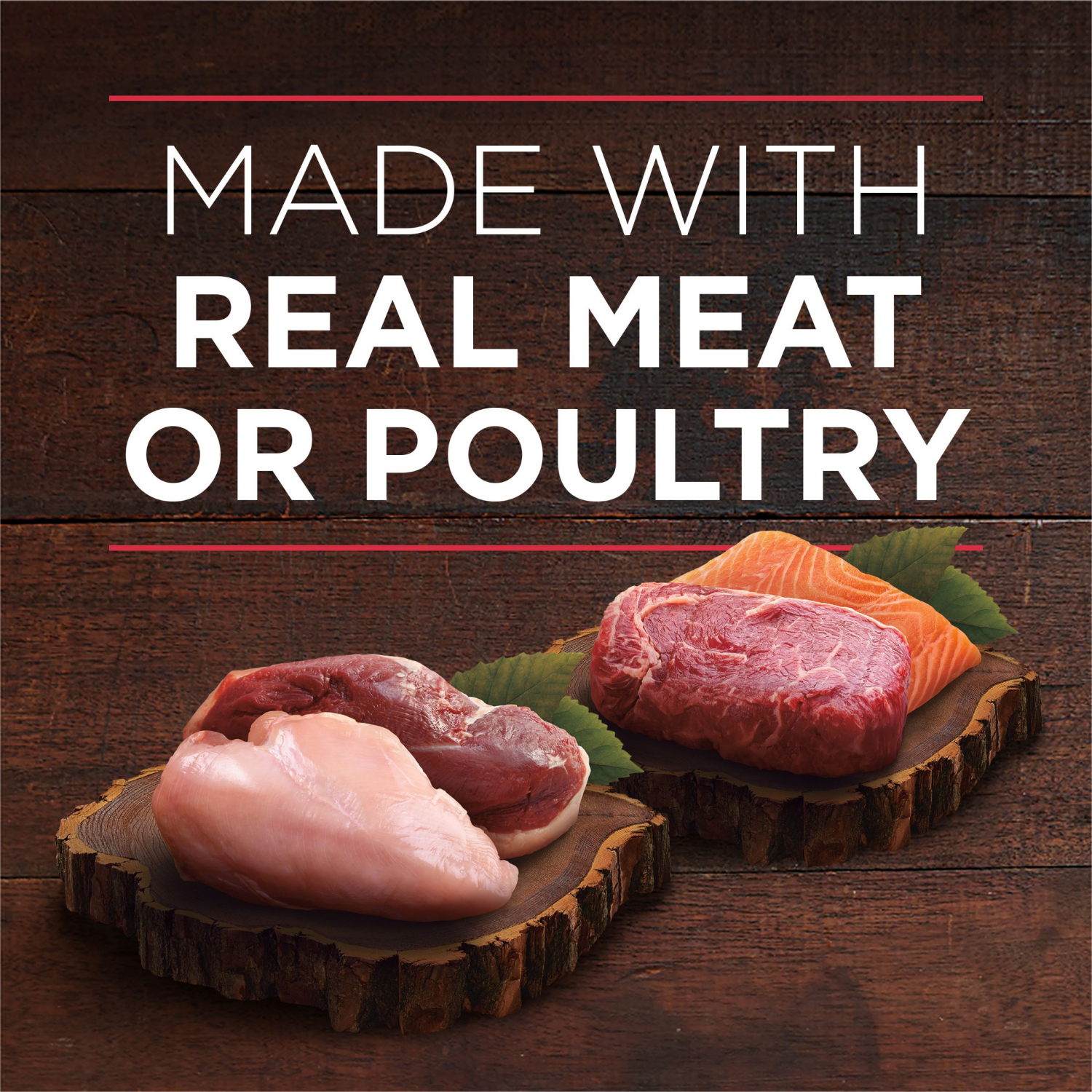 slide 5 of 7, Purina ONE True Instinct Tender Cuts in Gravy With Real Chicken and Duck, With Real Beef and Salmon High Protein Wet Dog Food Variety Pack - (12) 13 oz. Cans, 12 ct