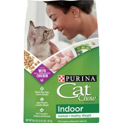 Cat Chow Purina Cat Chow Indoor Dry Cat Food, Hairball + Healthy Weight - 3.15 lb. Bag