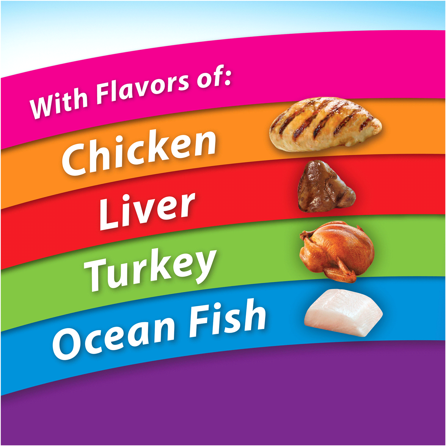 slide 3 of 5, Kit & Kaboodle Purina Kit and Kaboodle Dry Cat Food Original Poultry, Liver and Ocean Fish Flavors, 30 lb