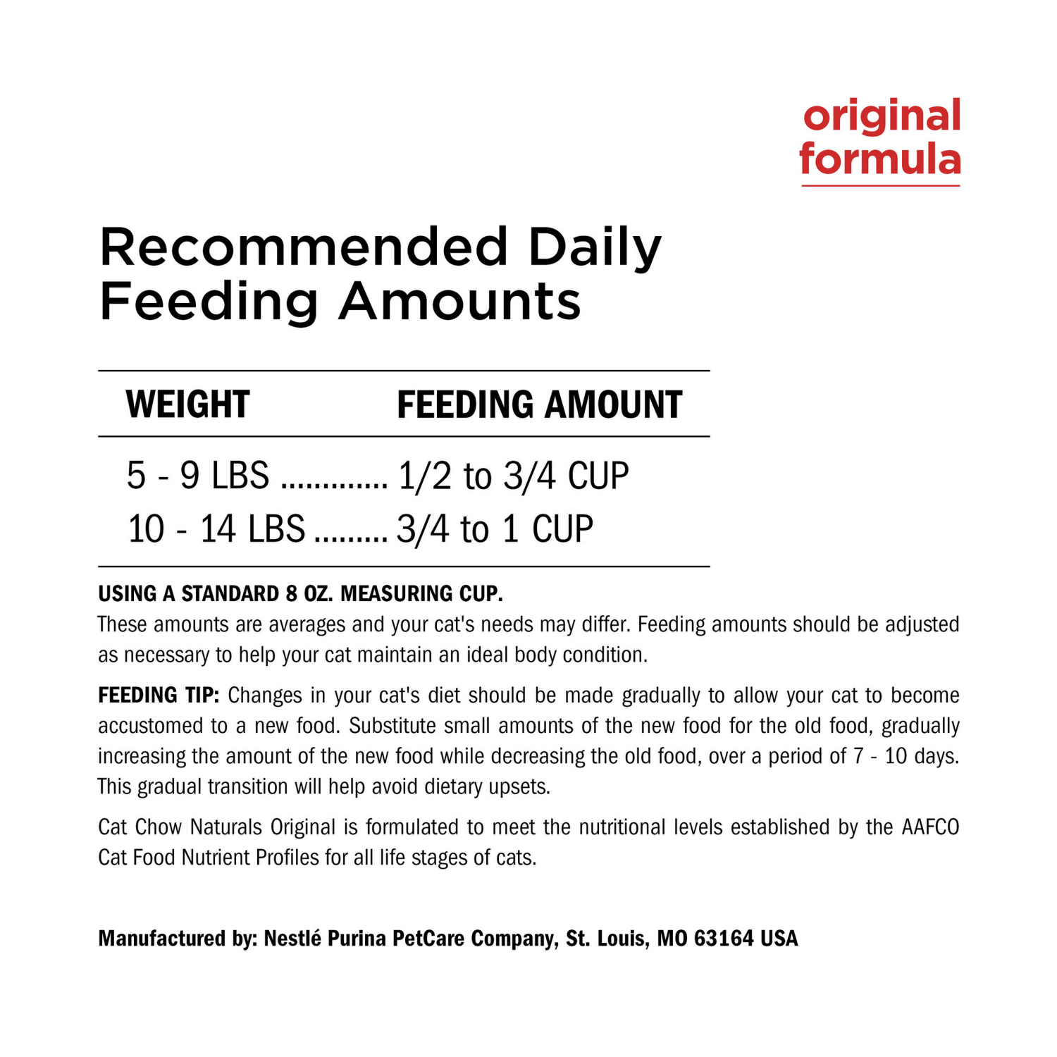 slide 4 of 4, Cat Chow Purina Cat Chow Naturals With Added Vitamins, Minerals and Nutrients Dry Cat Food, Naturals Original - 18 lb. Bag, 18 lb