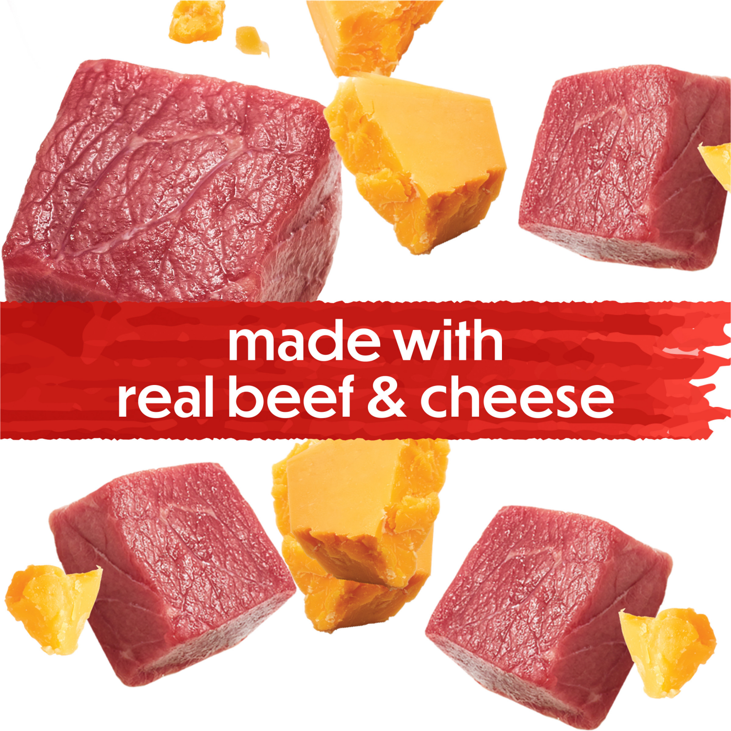 slide 4 of 8, Beneful Purina Beneful Made in USA Facilities Dog Treats, Baked Delights Hugs With Real Beef & Cheese - 8.5 oz. Pouch, 8.5 oz