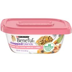 Beneful Purina Beneful Gravy, High Protein Wet Dog Food, Chopped Blends With Salmon - 10 oz. Tub