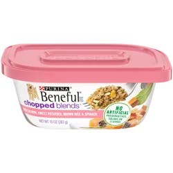 Beneful Purina Beneful Gravy, High Protein Wet Dog Food, Chopped Blends With Salmon - 10 oz. Tub
