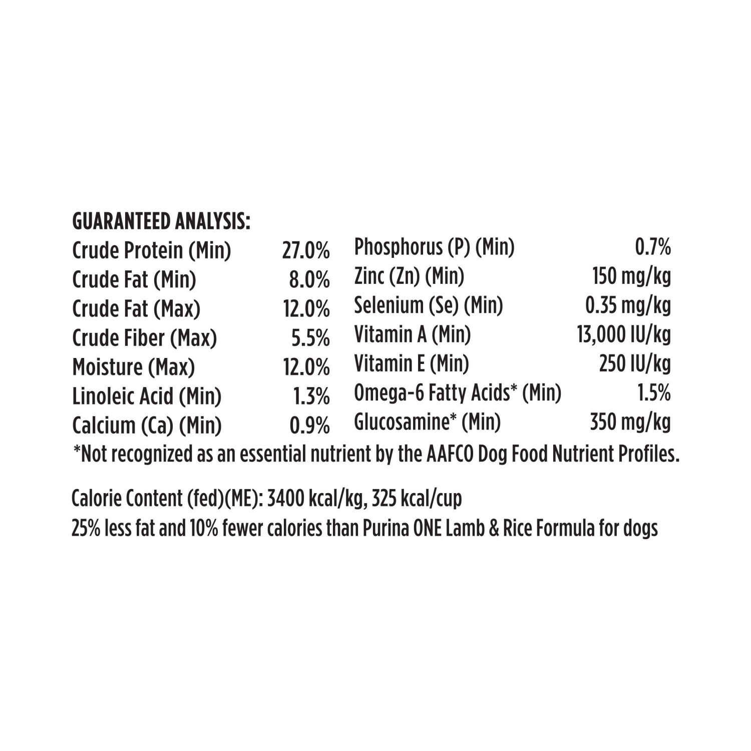 slide 3 of 7, Purina ONE Natural, Weight Control Dry Dog Food, +Plus Healthy Weight Formula - 40 lb. Bag, 40 lb