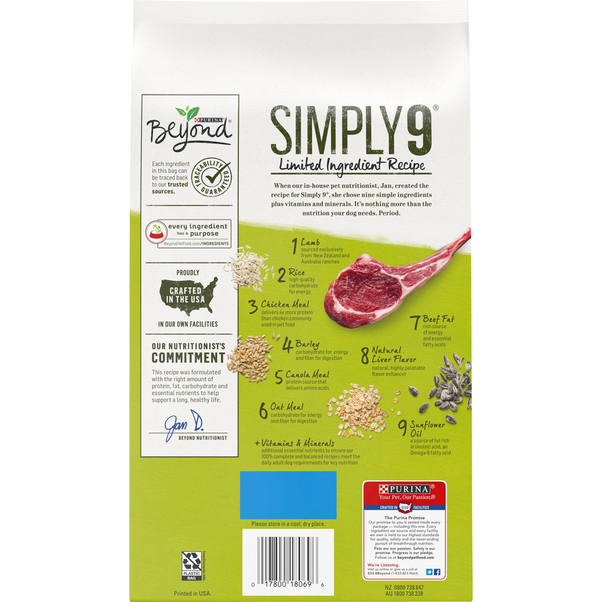 slide 2 of 9, Beyond Purina Beyond Simply Lamb and Barley Dog Food, 3.7 lb