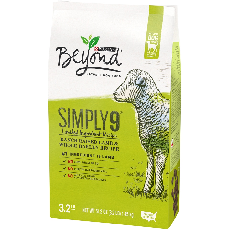 slide 4 of 9, Beyond Purina Beyond Simply Lamb and Barley Dog Food, 3.7 lb