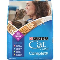 Cat Chow Purina Cat Chow Complete High Protein Dry Cat Food With Real Chicken - 15 lb. Bag