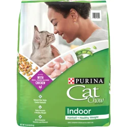 Cat Chow Purina Cat Chow Indoor Dry Cat Food, Hairball + Healthy Weight - 15 lb. Bag