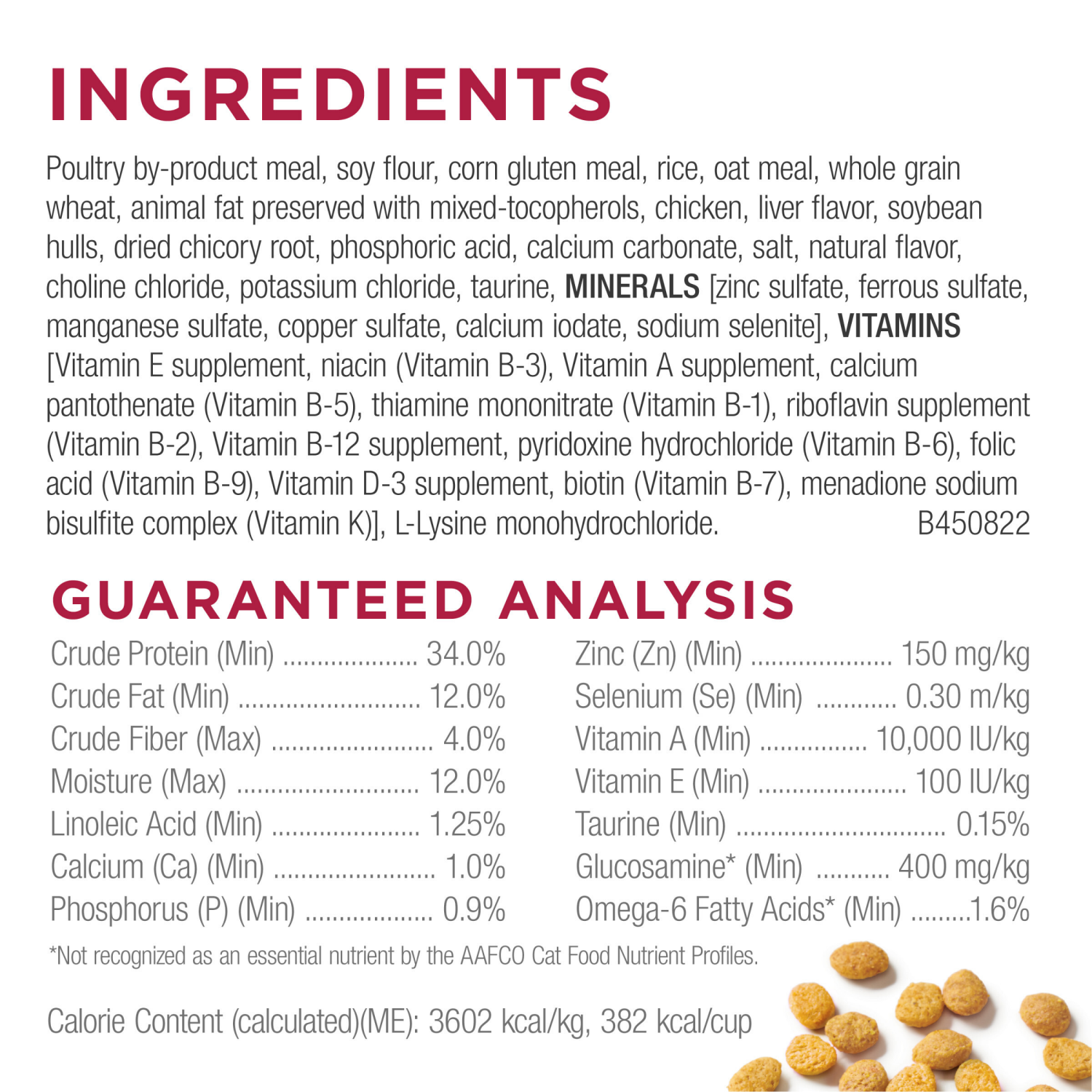 slide 2 of 5, Purina Cat Chow Joint Health Senior Dry Cat Food, Essentials 7+ Immune + Joint Health Recipe - 14 lb. Bag, 14 lb