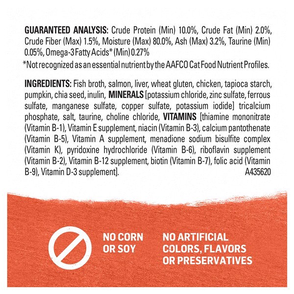 slide 25 of 29, Beyond Purina Beyond Natural Cat Food Complement, Mixers+ Digestive Support Wild Salmon & Pumpkin Recipe - 1.55 oz. Pouch, 1.55 oz