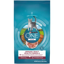 Purina ONE High Protein Dry Cat Food, +Plus Urinary Tract Health Formula - 3.5 lb. Bag