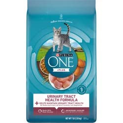 Purina ONE High Protein Dry Cat Food, +Plus Urinary Tract Health Formula - 7 lb. Bag