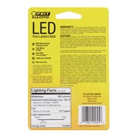 slide 4 of 5, Feit Electric LED Soft White 6 Watts Light Bulb 1 ea, 1 ct
