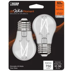 Feit Electric LED Soft White Filament Dimmable Bulb A15