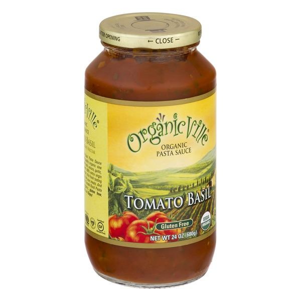 slide 1 of 1, Organicville Organic Pasta Sauce Tomato Basil, 1 ct