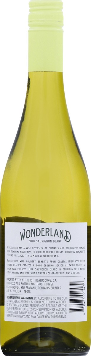 slide 3 of 9, Wonderland Marlborough New Zealand 2018 Sauvignon Blanc 750 ml, 750 ml