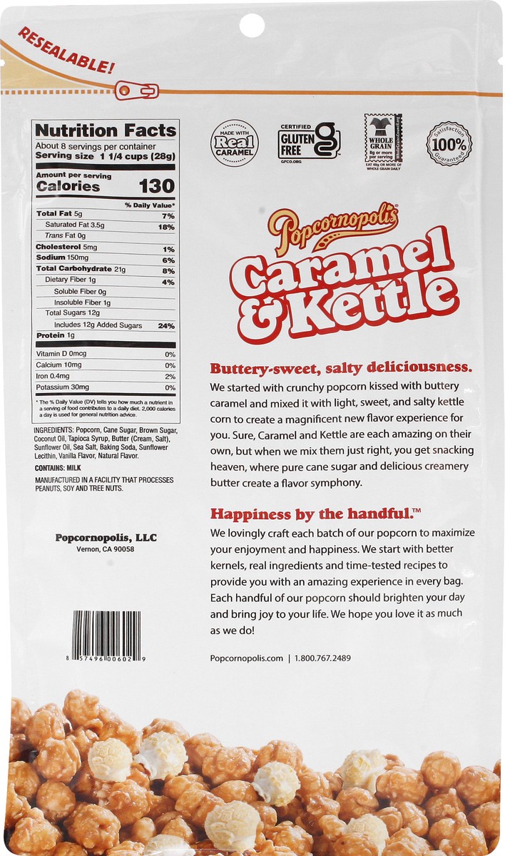 slide 5 of 13, Popcornopolis Caramel Kettle Popcorn Bag, 7 oz