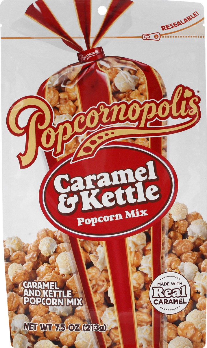 slide 9 of 13, Popcornopolis Caramel Kettle Popcorn Bag, 7 oz