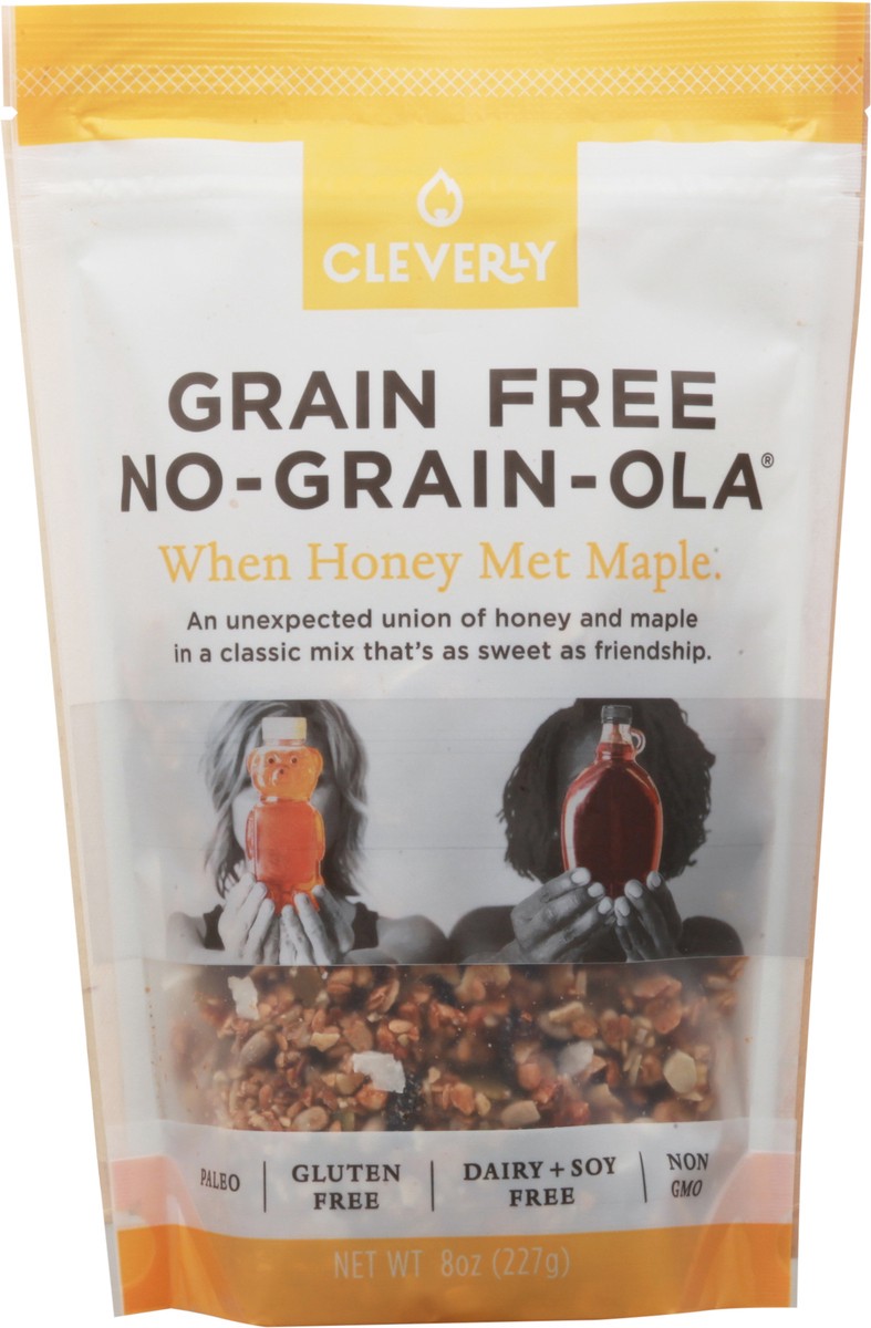 slide 13 of 14, Cleverly No-Grain-Ola Grain Free Honey Met Maple Granola 8 oz, 10 oz