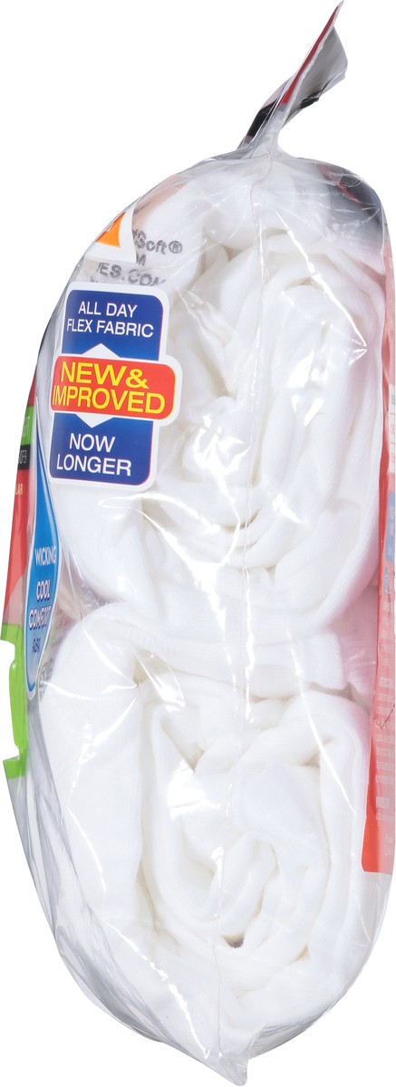 slide 2 of 9, Hanes White Comfortsoft Tagless T-Shirts M/M 2 ea, 2 ct