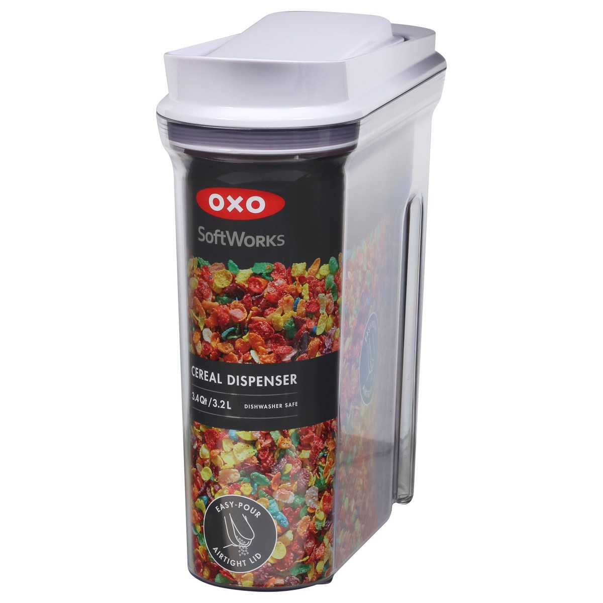 slide 6 of 9, OXO SoftWorks 3.4 Quart Cereal Dispenser 1 ea, 1 ct