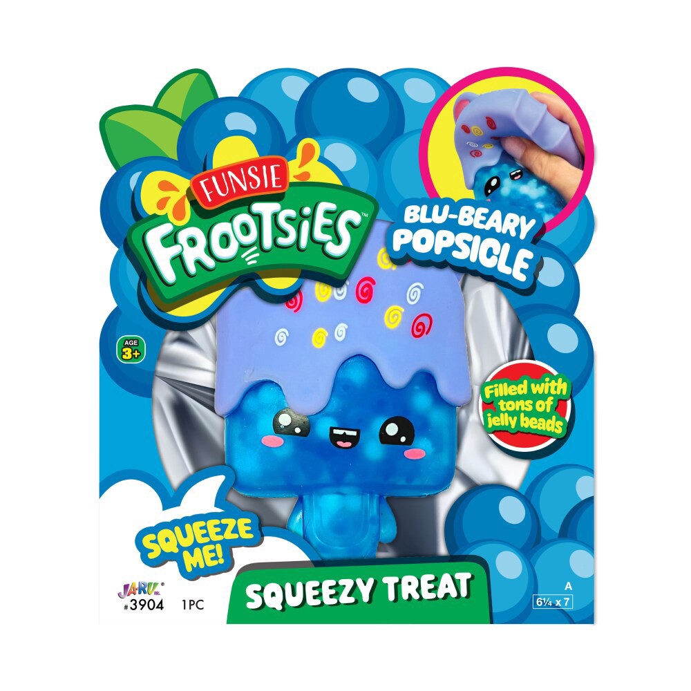 slide 1 of 1, JA-RU Funsie Frootsies™ Blu-Beary Popsicle Squeezy Treat, 1 ct