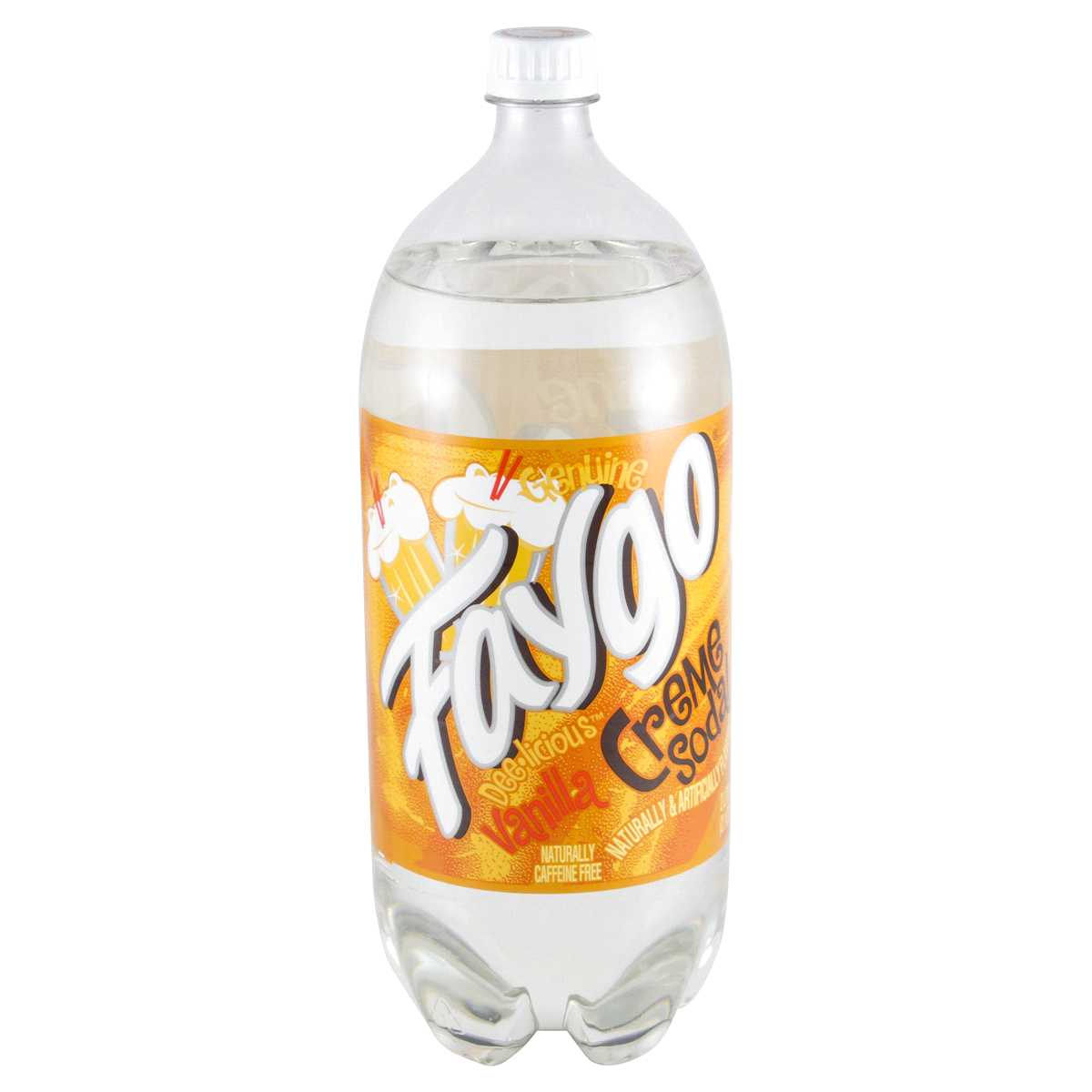 slide 2 of 4, Faygo Cream Soda, 67.6 oz