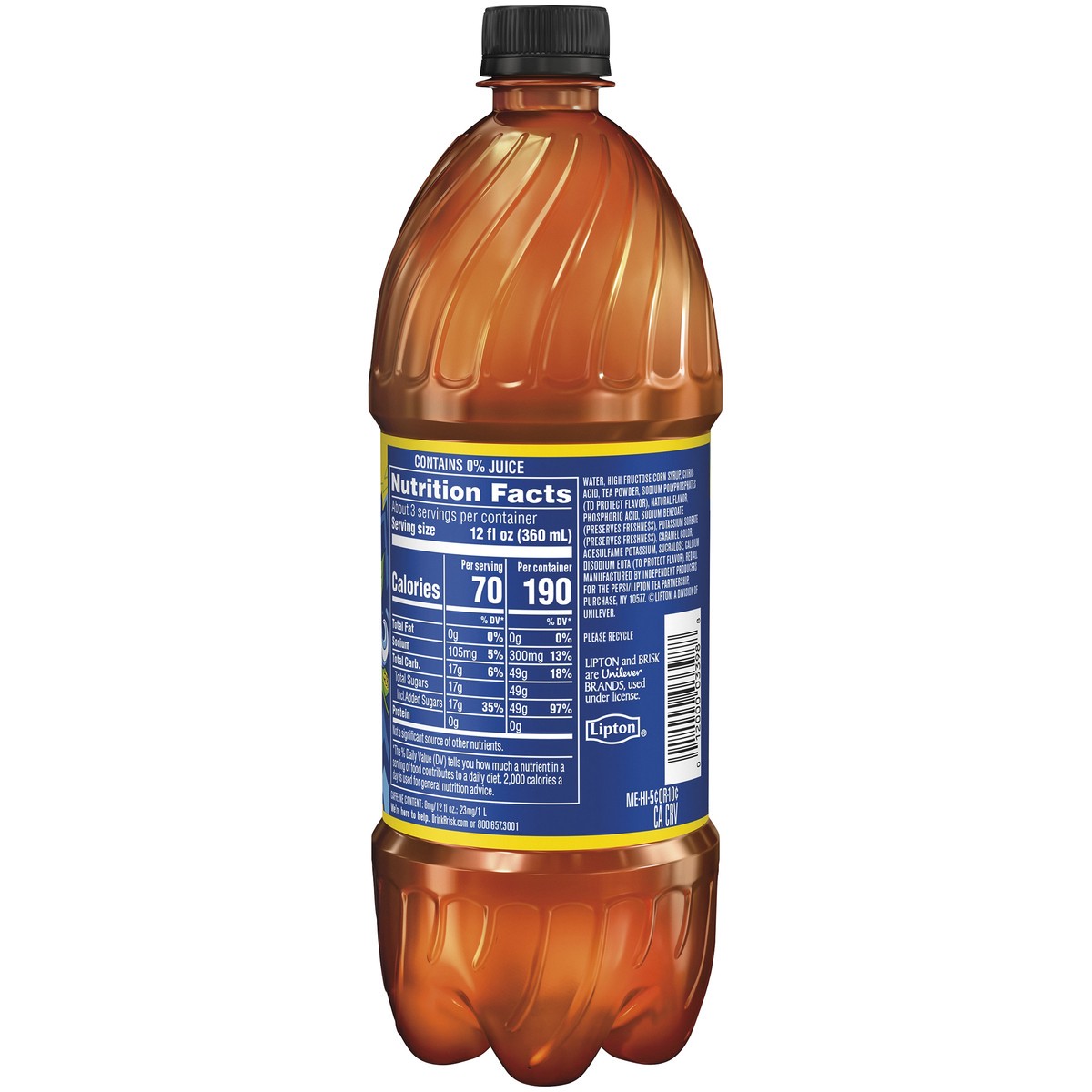 slide 4 of 8, Brisk Iced Tea - 1.05 qt, 1.05 qt