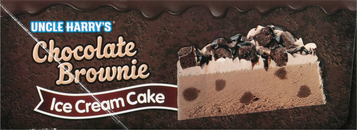 slide 2 of 14, Uncle Harry's Chocolate Brownie Ice Cream Cake 46 fl oz, 46 oz