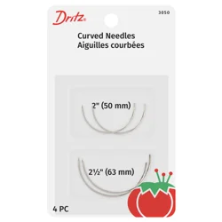 Dritz Curved Hand Needles, Size Assorted, 2 pc