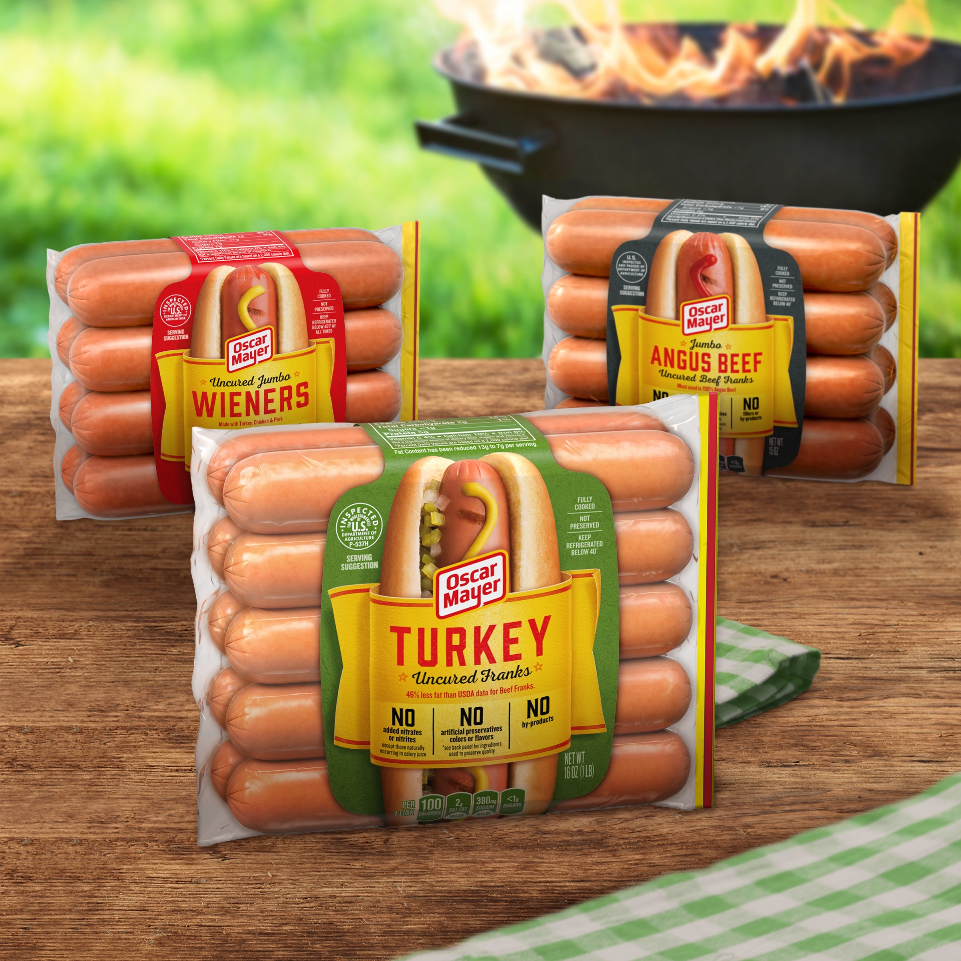 slide 5 of 13, Oscar Mayer Turkey Uncured Franks Hot Dogs Pack, 5 ct; 16 oz