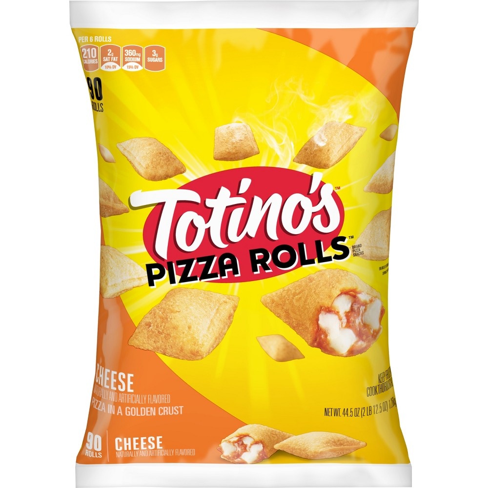 slide 2 of 3, Totino's Pizza Rolls, Cheese, 90 ct; 44.5 oz