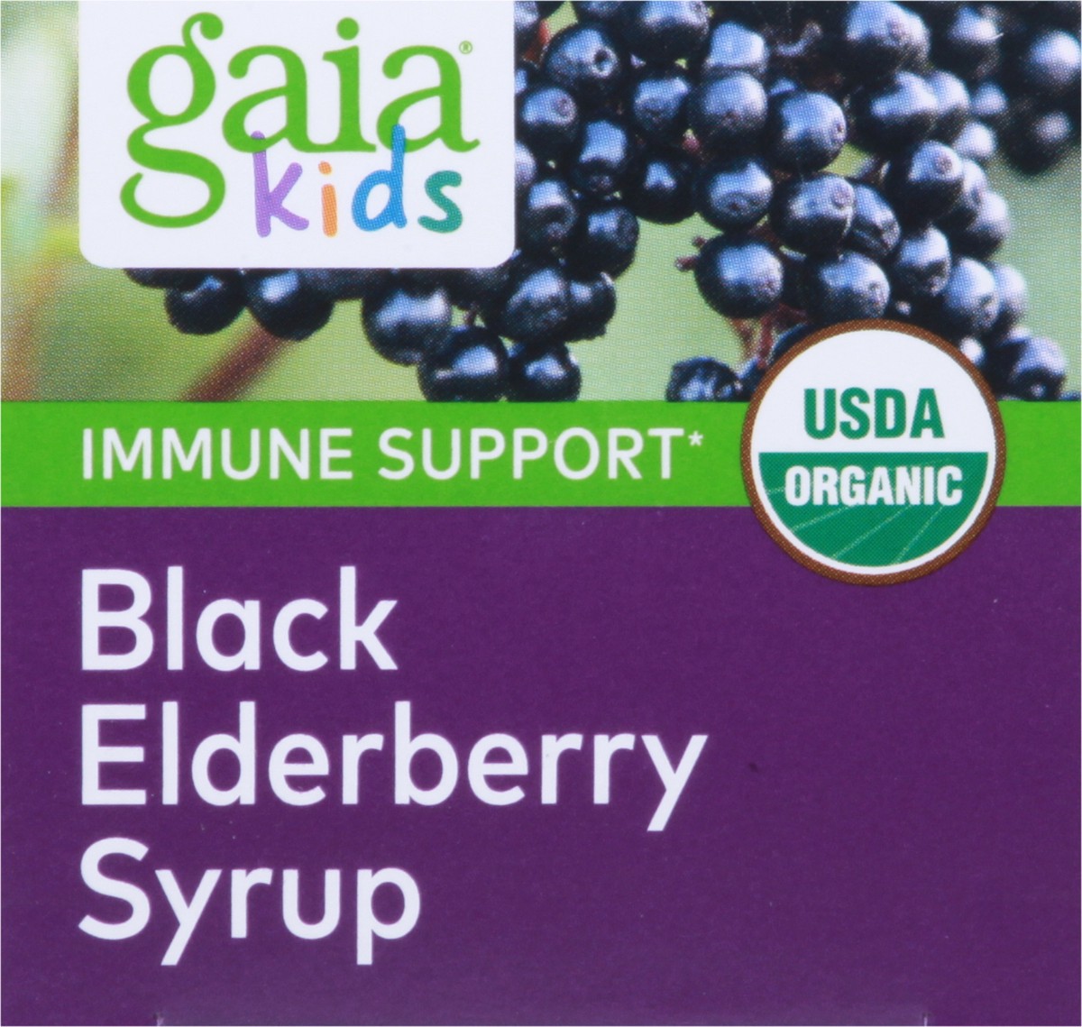 slide 9 of 9, Gaia Herbs Gaia Kids Black Elderberry Syrup, 3 fl oz