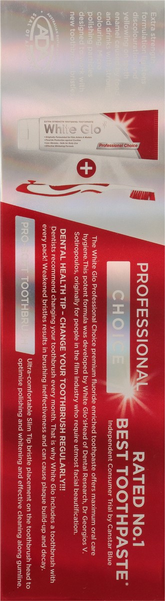 slide 7 of 12, White Glo Professional Choice Fluoride Anticavity Toothpaste Set 2 pc, 1 ct