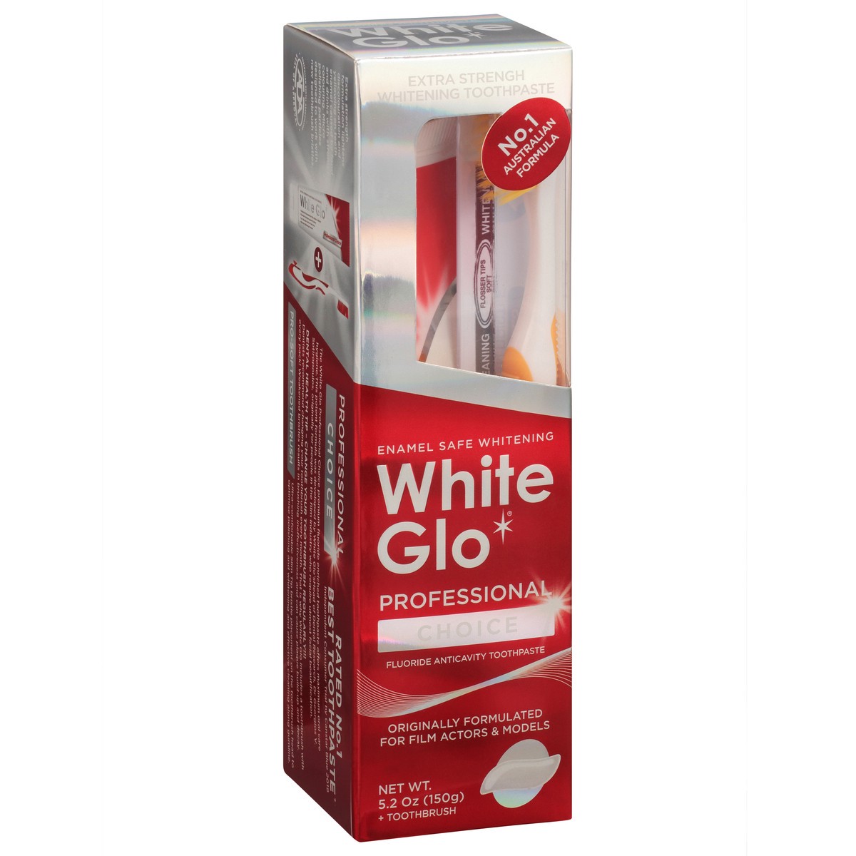 slide 6 of 12, White Glo Professional Choice Fluoride Anticavity Toothpaste Set 2 pc, 1 ct