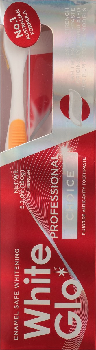 slide 11 of 12, White Glo Professional Choice Fluoride Anticavity Toothpaste Set 2 pc, 1 ct