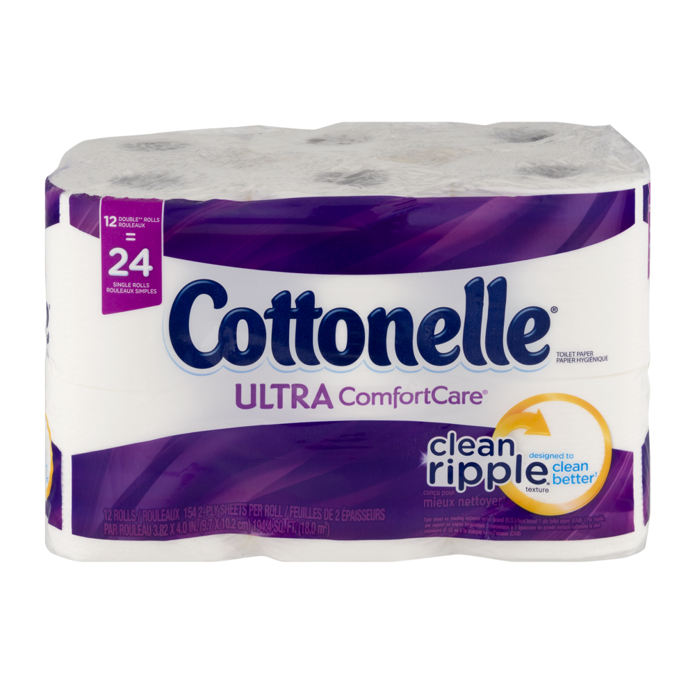 slide 1 of 1, Cottonelle Ultra Comfortcare Toilet Paper, 12 ct